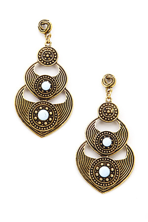 Large Drop Of Rain Earring 5FDA10